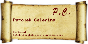 Parobek Celerina névjegykártya