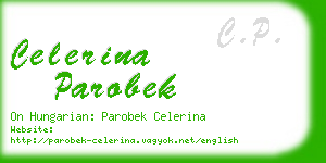 celerina parobek business card